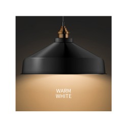 Žiarovka LED E27 9W A60 biela teplá GETI