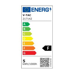 Žiarovka Filament LED E27 5W T30 biela teplá V-TAC VT-2005 Amber