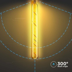 Žiarovka Filament LED E27 5W T30 biela teplá V-TAC VT-2005 Amber