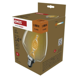 DECO LED žiarovka E27 3,5W plameň EMOS Z59D01