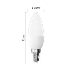 LED žiarovka E14 2,2W Classic candle white warm EMOS ZQ3E01