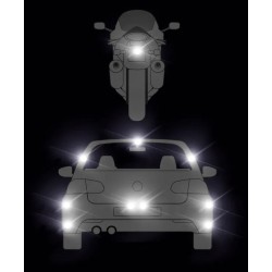 Autožiarovka LED 12V C5W OSRAM studená biela 2ks