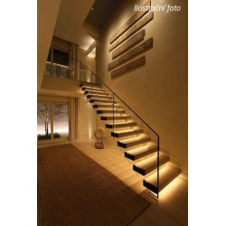 LED pásik 12V 3528 120LED/m IP20 max. 9.6W/m studená biela (cievka 5m) GETI