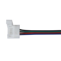 Spojka nepájivá pre RGB LED pásiky 5050 30,60LED/m o šírke 10mm s vodičom, IP65