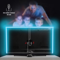 LED pásik pre TV 30LED RGB RETLUX RLS 102 USB