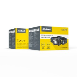 Nabíjateľná čelovka REBEL URZ0938.1 3 W 120 lm