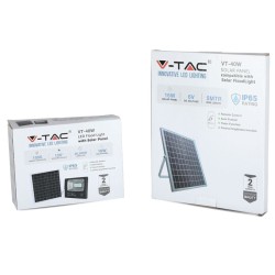 Svietidlo solárne V-TAC VT-40W 16W 4000K