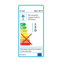 Svietidlo solárne V-TAC VT-40W 16W 4000K