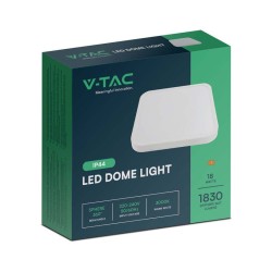 Svietidlo stropné V-TAC VT-8618-N Square 18W