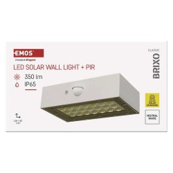 Svietidlo solárne EMOS ZG161S Brixo PIR