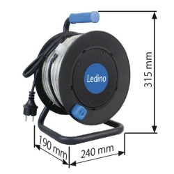 Svietidlo LEDINO LED pásik 25 m, IP65, pracovné
