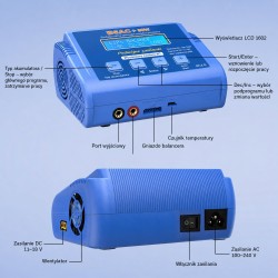 Nabíjačka batérií EUROKOMP B6AC+ 80 W