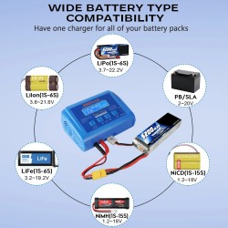 Nabíjačka batérií EUROKOMP B6AC+ 80 W