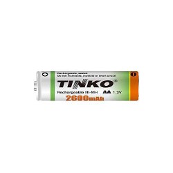Batéria AA (R6) nabíjacia 1,2V/2600mAh TINKO NiMH 4ks