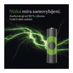 Batérie AA (R6) nabíjacie 1,2V/2000mAh GP Recyko Pro Professional 4ks
