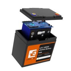 Batéria LiFePO4 12,8V 100Ah TE12100 LITHTECH Bluetooth, BMS, IP67