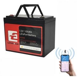 Batéria LiFePO4 12,8V 100Ah TE12100 LITHTECH Bluetooth, BMS, IP67