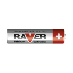 Batérie lítiová AAA R03 1,5V RAVER 2ks / blister