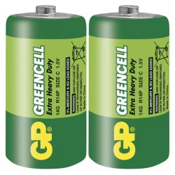 Batéria C (R14) Zn-Cl GP Greencell 2ks / blister