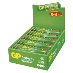 Batérie AAA (R03) Zn-Cl GP Greencell 12ks