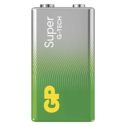 Batéria 6F22 (9V) alkalická GP Super 9V 1ks