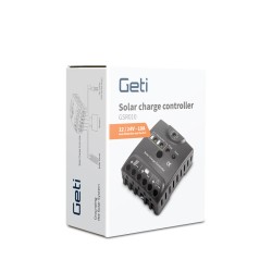 Solárny regulátor PWM GETI GSR010 12-24V/10A