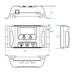 Solárny regulátor MPPT Lumiax MT1550EU, 12V/10A