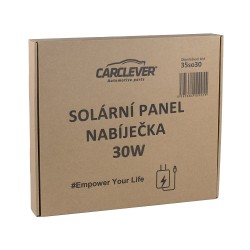 Solárny panel CARCLEVER 35so30, nabíjačka 30W