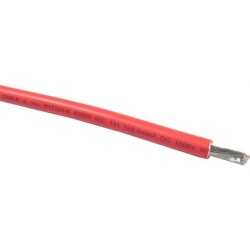 Solárny kábel 10mm2, 1500V, červený, 100m