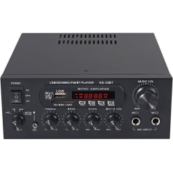 Zosilňovač, rádio, bluetooth, prehrávač MP3 KS-33BT