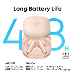 Slúchadlá Bluetooth SOUNDCORE Anker Liberty 5 Pink