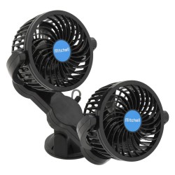 Ventilátor MITCHELL 07222 DUO na prísavku 12V