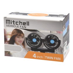 Ventilátor MITCHELL 07222 DUO na prísavku 12V