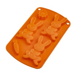 Forma na pečenie zajačikov ORION 21x13,5x1,5cm Orange