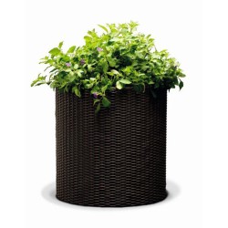 Kvetináč KETER Cylinder M Brown