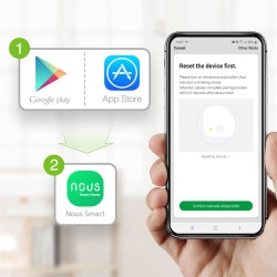 Smart LED žiarovka E27 9W RGB NOUS P3 WiFi Tuya