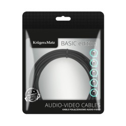 Kábel KRUGER & MATZ KM1263 Basic USB/USB-C 1m Black