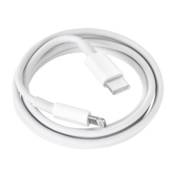Kábel REBEL RB-6009-100-W USB-C/Lightning 1m White
