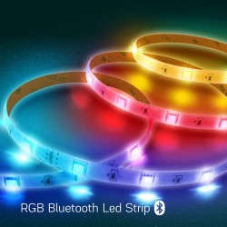 Smart LED pásik 24V 30LED/m IP44 12W RGB NOUS F6 5m Bluetooth Tuya