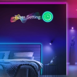 Smart LED pásik 24V 30LED/m IP44 12W RGB NOUS F6 5m Bluetooth Tuya