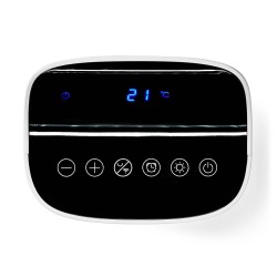 Smart teplovzdušný ventilátor NEDIS HTFA20WTW keramický WiFi Tuya