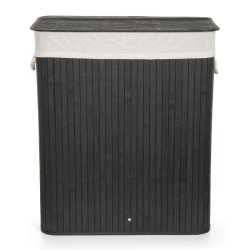 Kôš na bielizeň G21 Bambus 105l Black