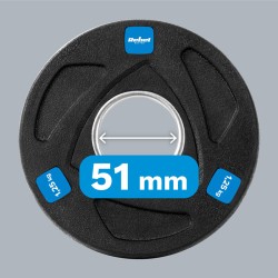 Súprava liatinových závaží REBEL RBA-2107 4x1,25kg