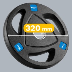 Sada liatinových závaží REBEL RBA-2110 2x10kg
