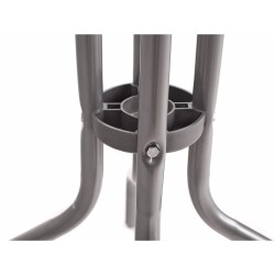 Stôl záhradný HAPPY GREEN 60cm strieborný