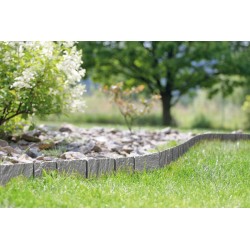 Lem trávnika GARDEN STONE betón 390cm