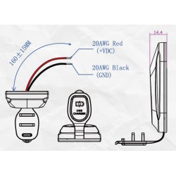 Nabíjačka USB STU 34710.2 pre montáž na povrch