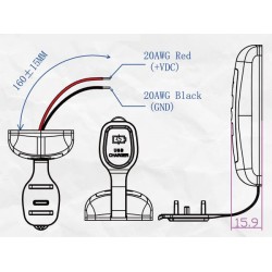 Nabíjačka USB STU 34712 pre montáž na povrch