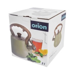 Kanvica na čaj s píšťalkou ORION Greenish 3l