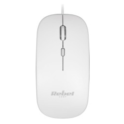 Myš drátová REBEL WDM210 White